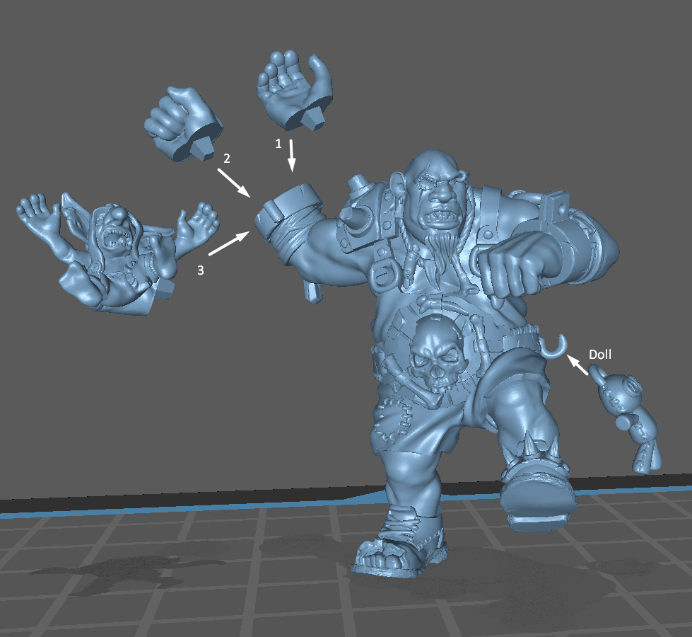 Ogres Team - Voodoo Ogres | UGNI Miniatures | Resin