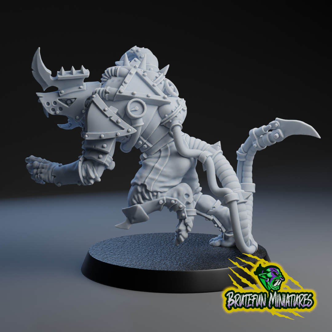 Tech Rats Team | Brutefun Miniatures | Resin