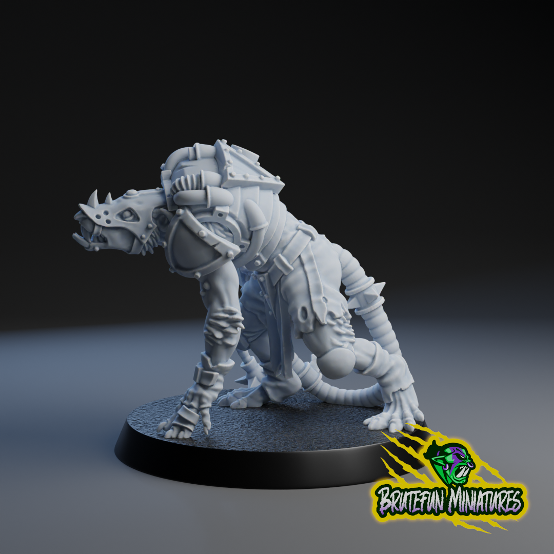 Tech Rats Team | Brutefun Miniatures | Resin