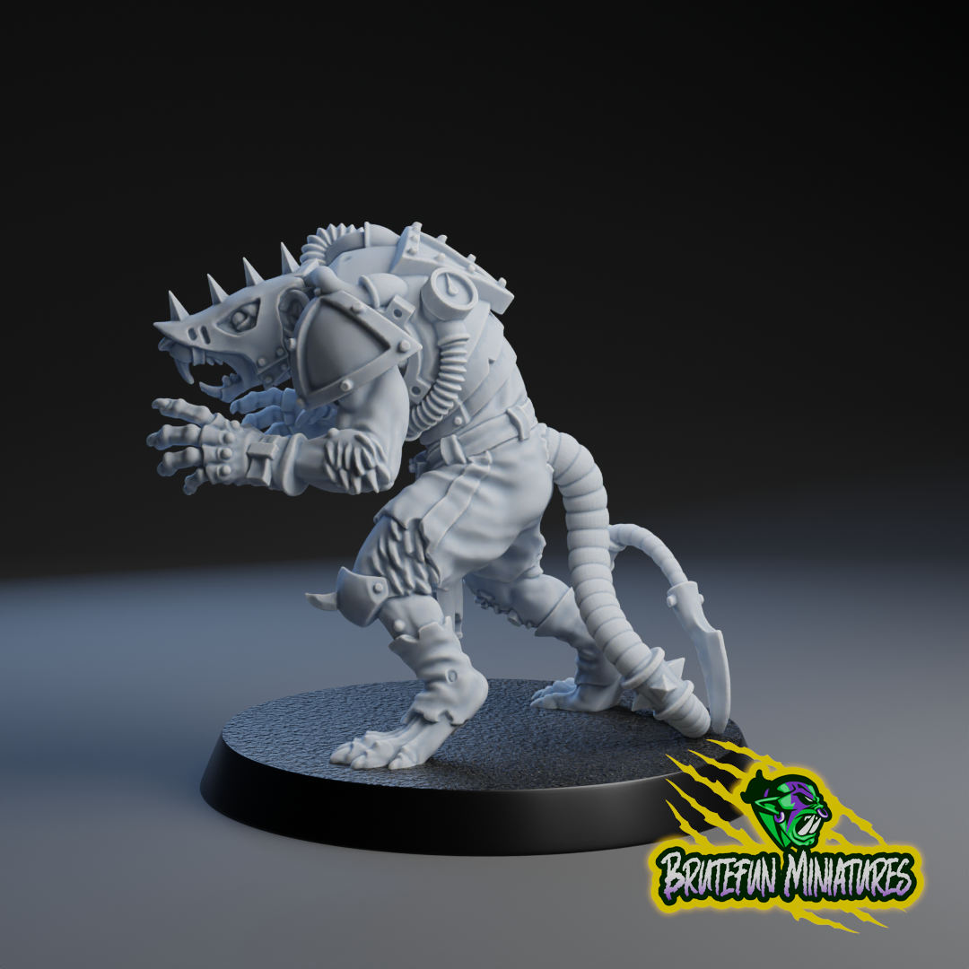 Tech Rats Team | Brutefun Miniatures | Resin