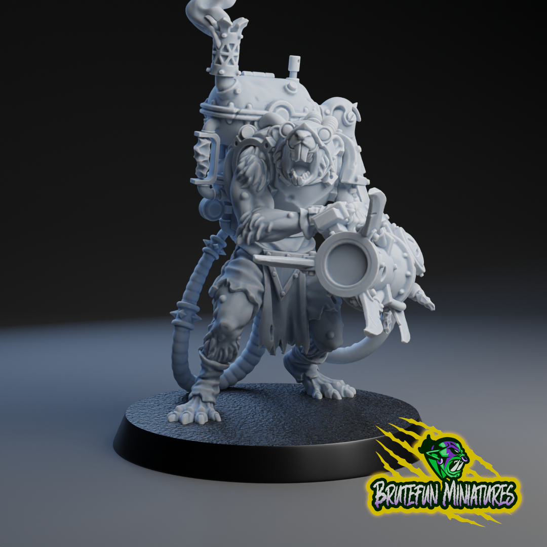 Tech Rats Team | Brutefun Miniatures | Resin