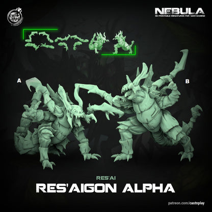 Res'ai - Nebula Skirmish Wargame | Cast N Play | Resin