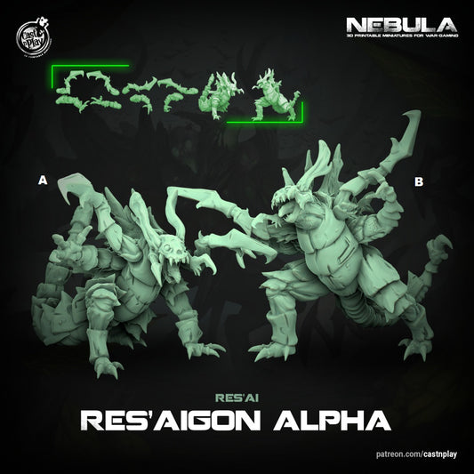 Res'ai - Nebula Skirmish Wargame | Cast N Play | Resin