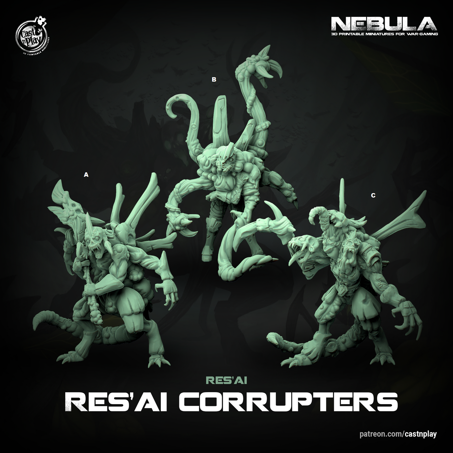 Res'ai - Nebula Skirmish Wargame | Cast N Play | Resin