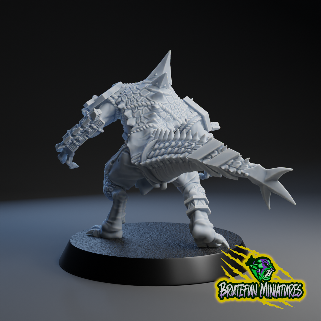 Lizardmen Team - Individual Models | Brutefun Miniatures | Resin