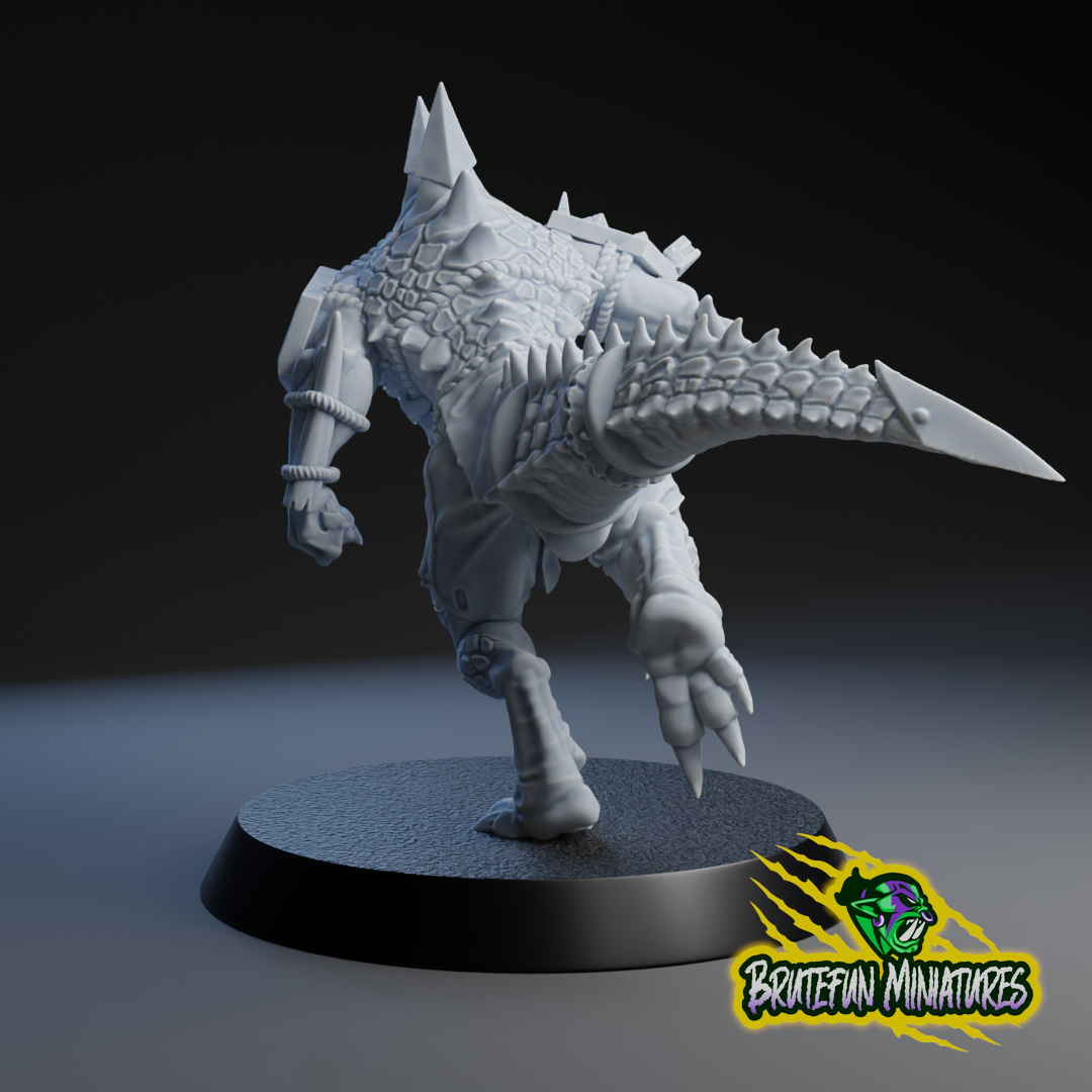 Lizardmen Team - Individual Models | Brutefun Miniatures | Resin