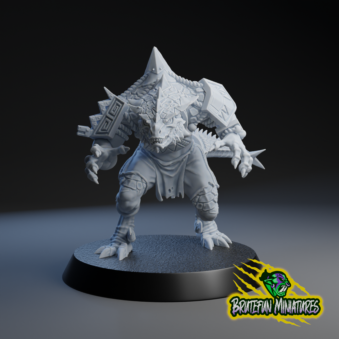 Lizardmen Team - Full Team (22 models) | Brutefun Miniatures | Resin