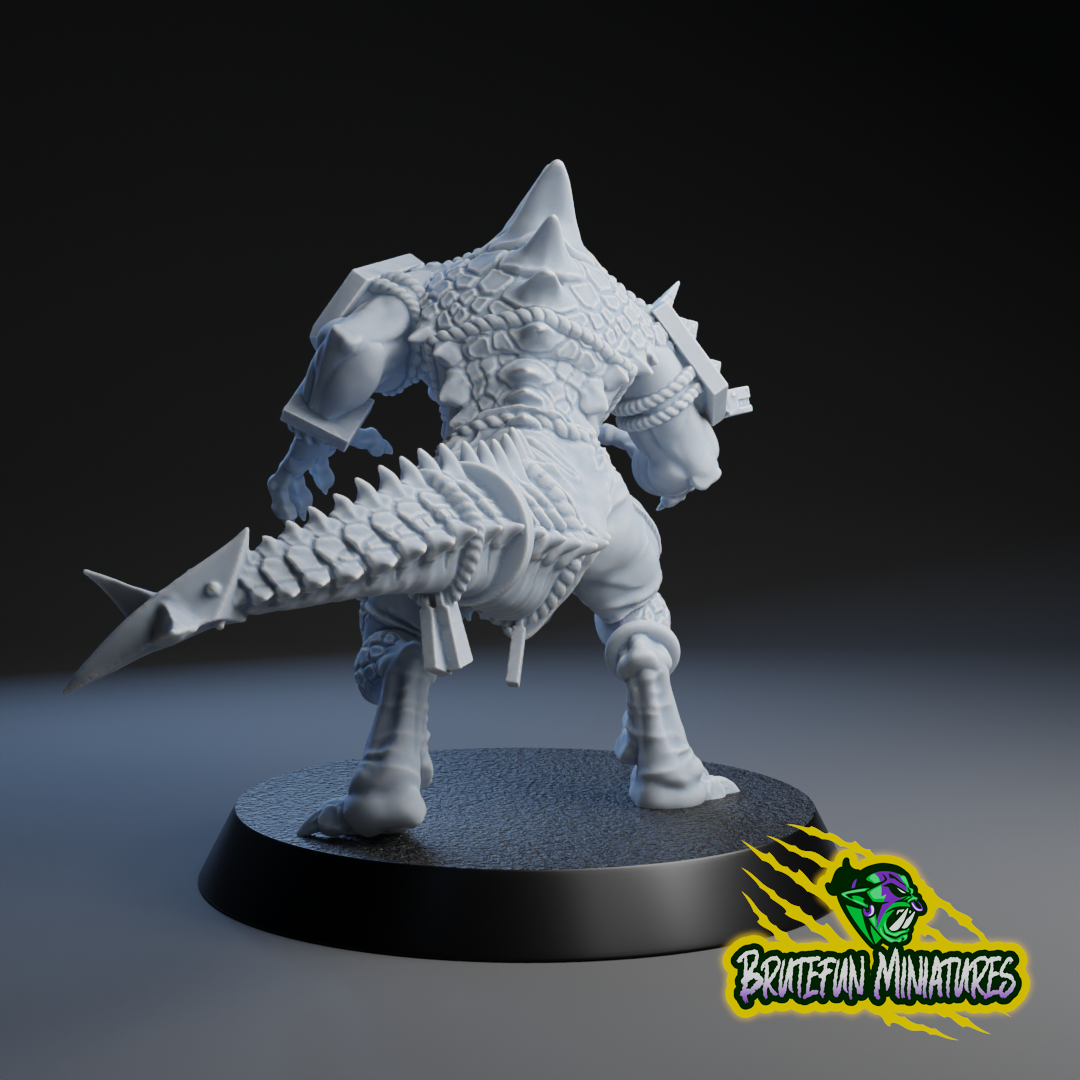 Lizardmen Team - Individual Models | Brutefun Miniatures | Resin