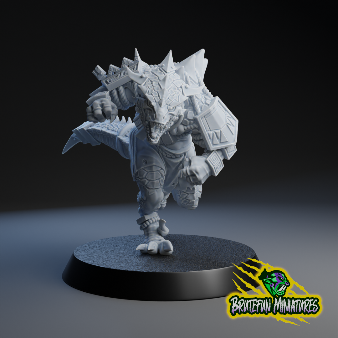 Lizardmen Team - Individual Models | Brutefun Miniatures | Resin