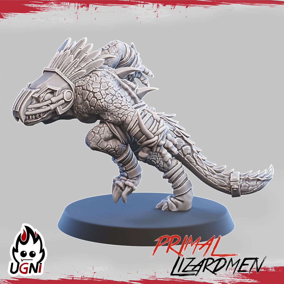 Lizardmen Team - Primal Lizardmen | UGNI Miniatures | Resin
