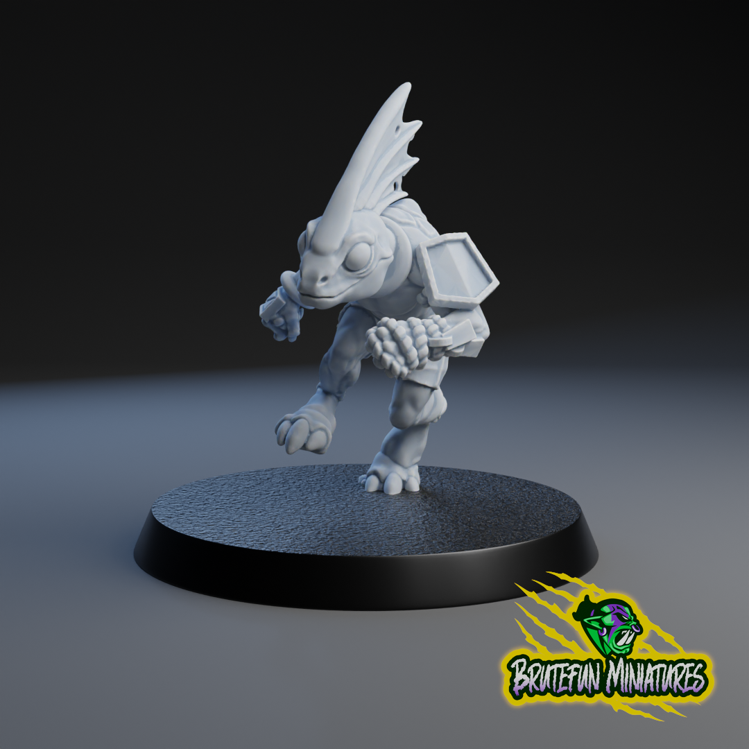 Lizardmen Team - Full Team (22 models) | Brutefun Miniatures | Resin