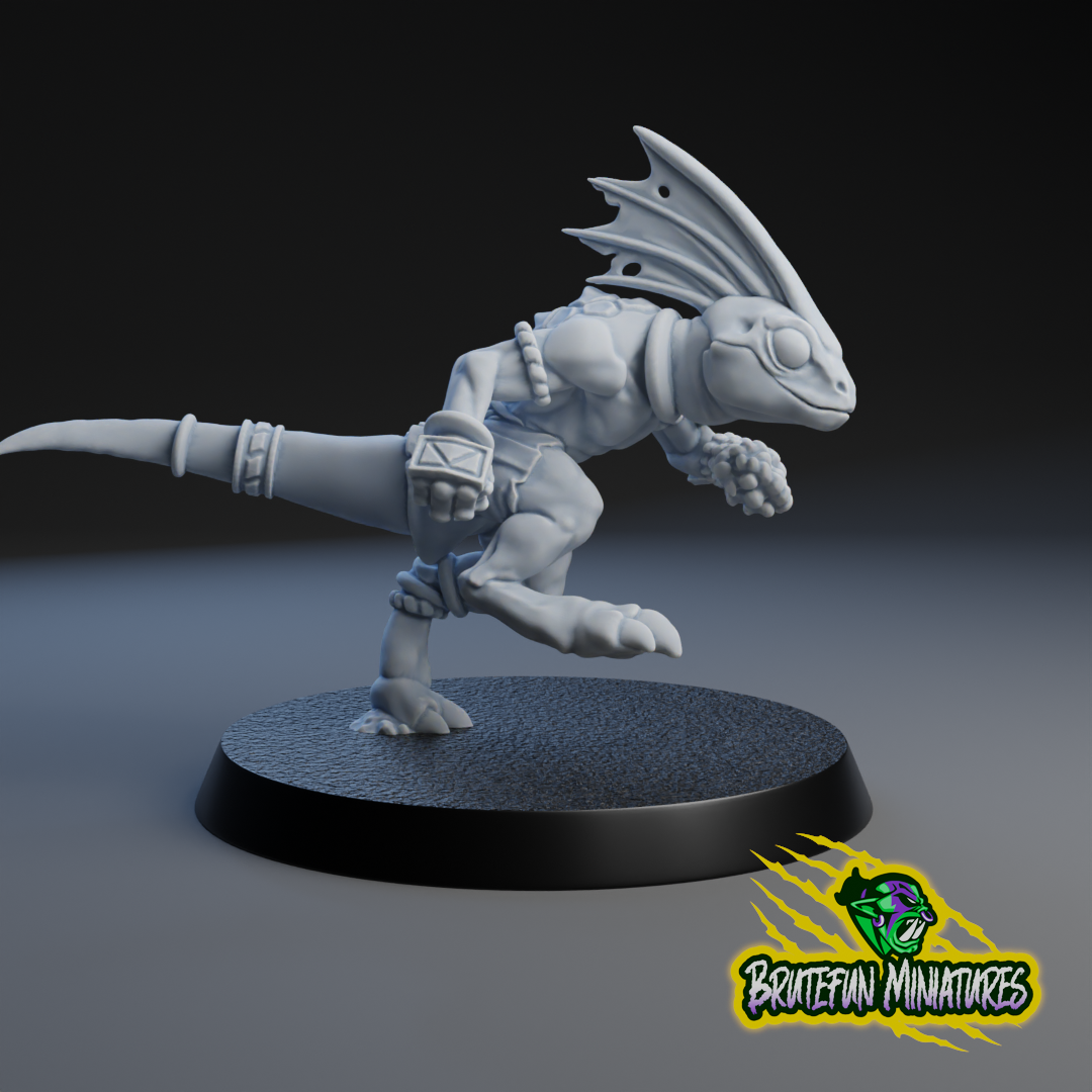 Lizardmen Team - Individual Models | Brutefun Miniatures | Resin