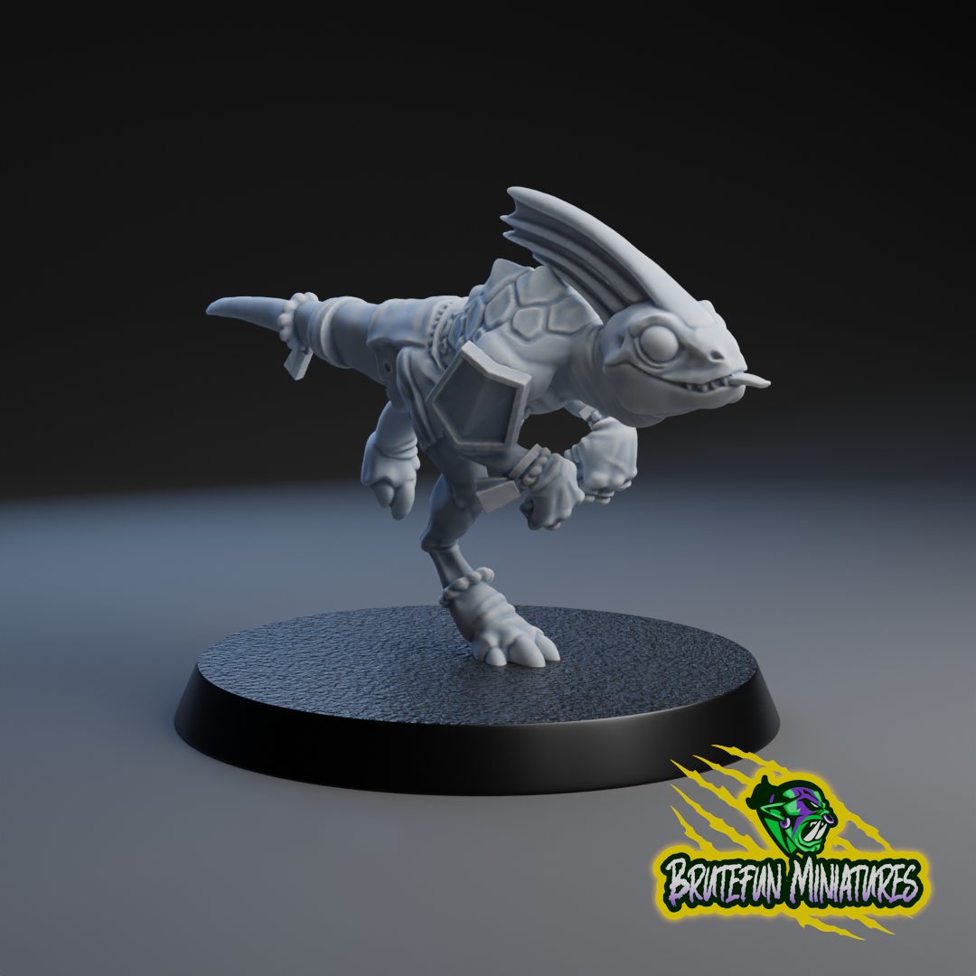 Lizardmen Team - Individual Models | Brutefun Miniatures | Resin