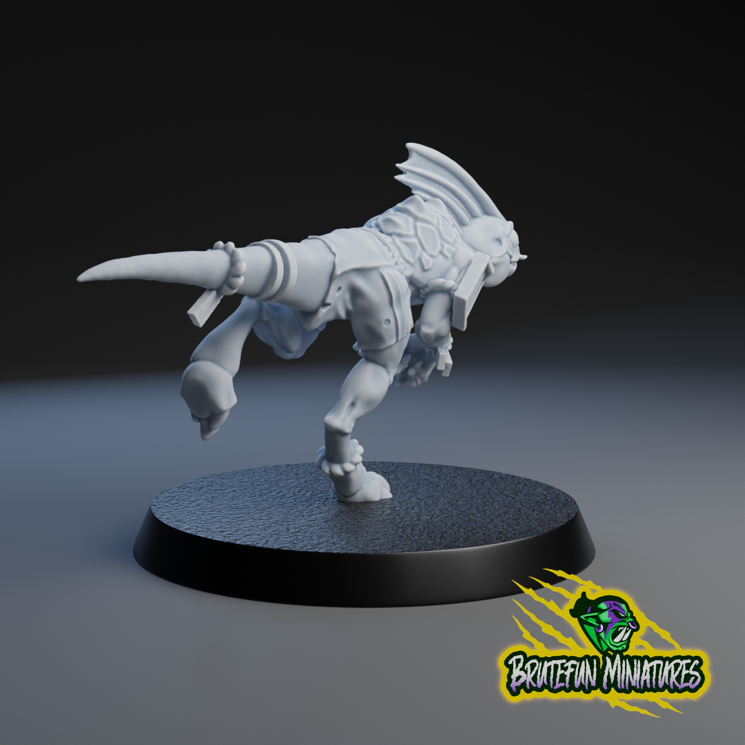 Lizardmen Team - Individual Models | Brutefun Miniatures | Resin