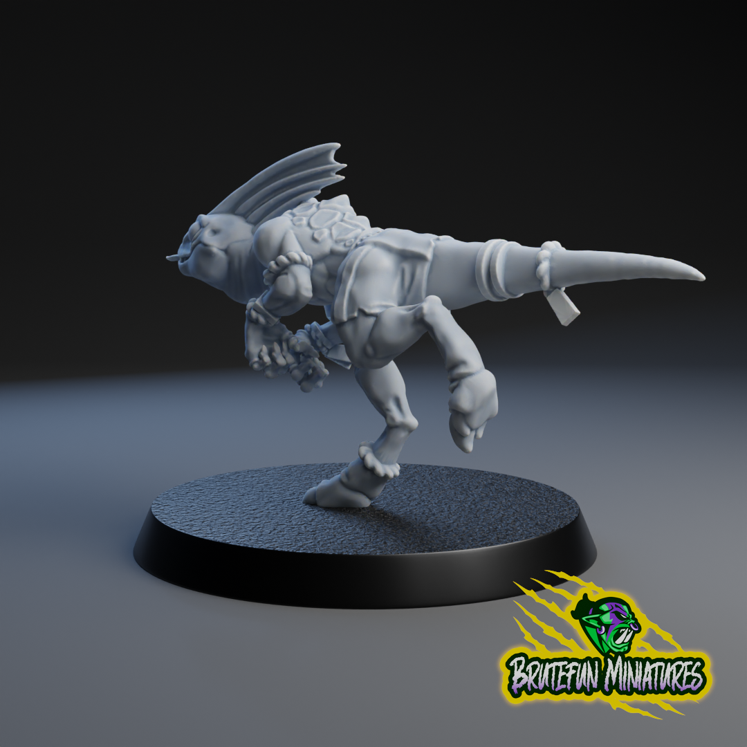 Lizardmen Team - Individual Models | Brutefun Miniatures | Resin