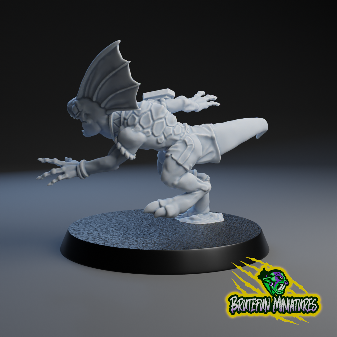 Lizardmen Team - Individual Models | Brutefun Miniatures | Resin