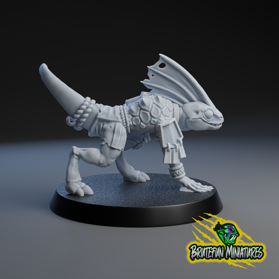 Lizardmen Team - Individual Models | Brutefun Miniatures | Resin