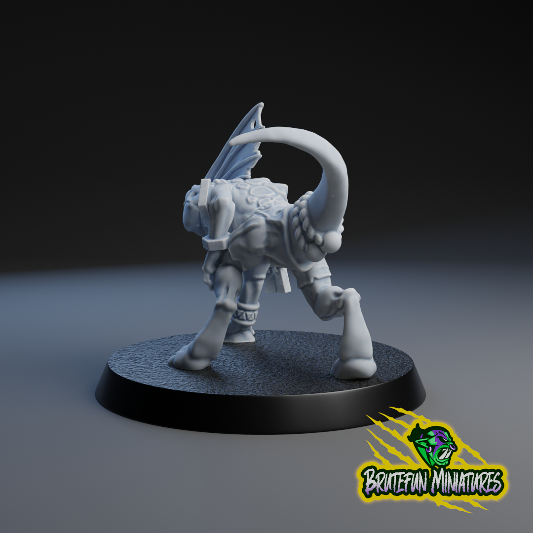 Lizardmen Team - Individual Models | Brutefun Miniatures | Resin