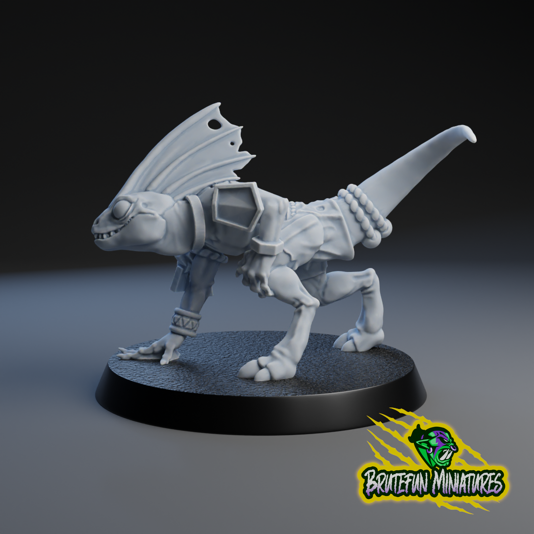 Lizardmen Team - Individual Models | Brutefun Miniatures | Resin