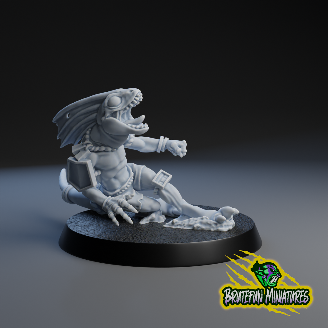 Lizardmen Team - Individual Models | Brutefun Miniatures | Resin