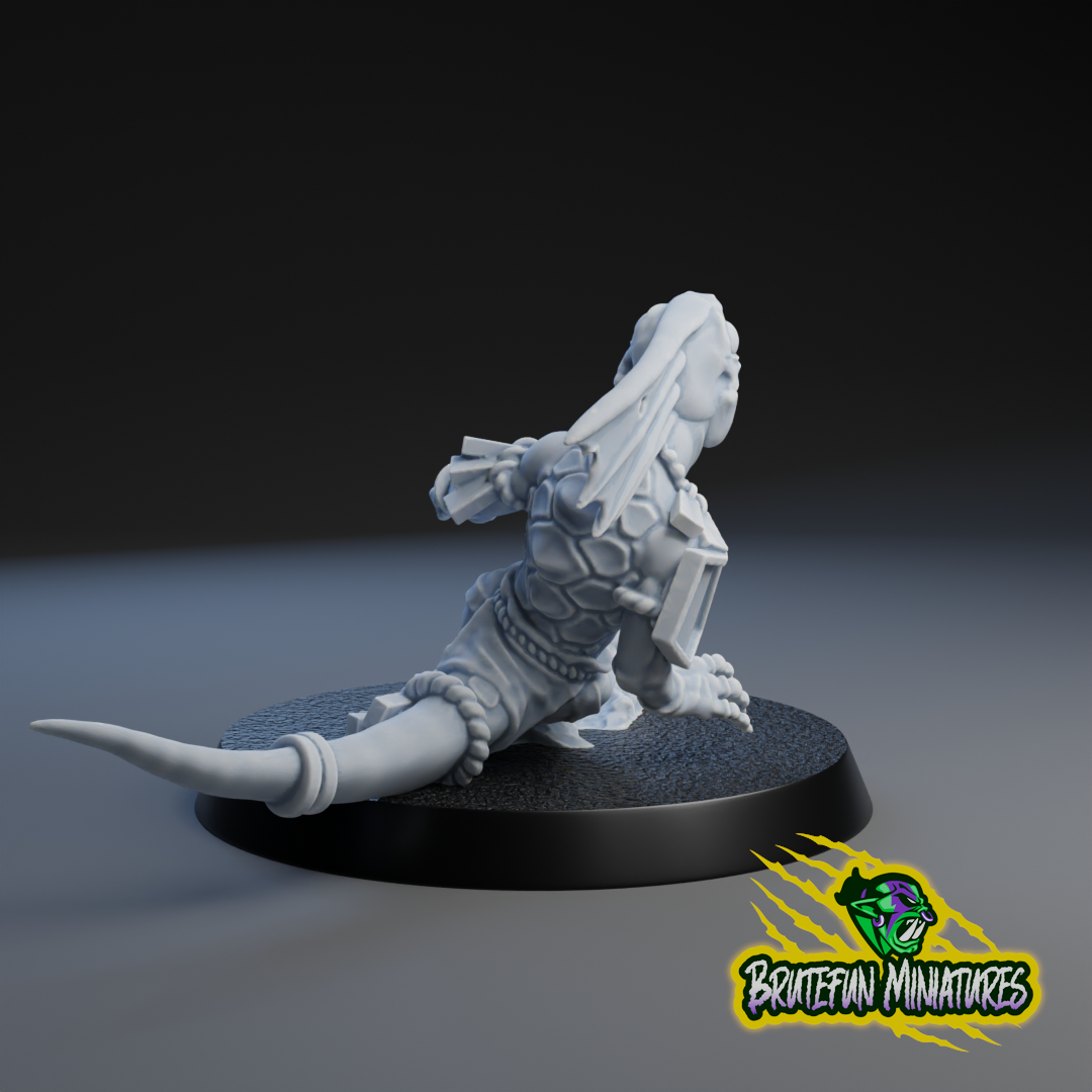 Lizardmen Team - Individual Models | Brutefun Miniatures | Resin