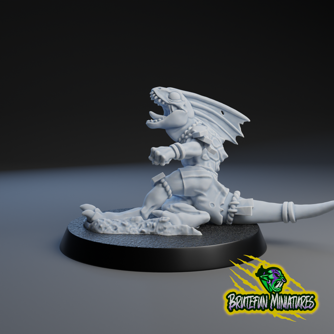 Lizardmen Team - Individual Models | Brutefun Miniatures | Resin