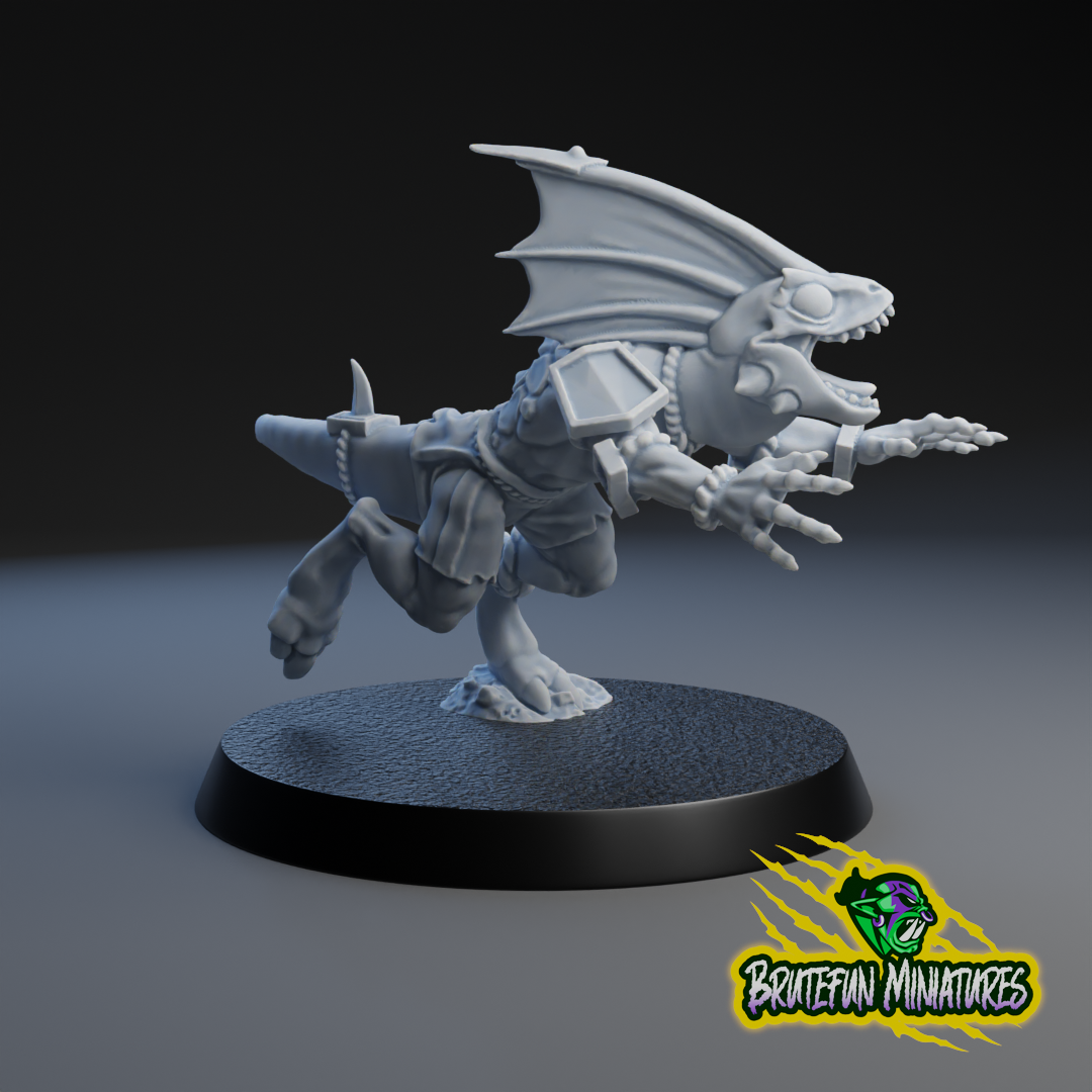 Lizardmen Team - Individual Models | Brutefun Miniatures | Resin