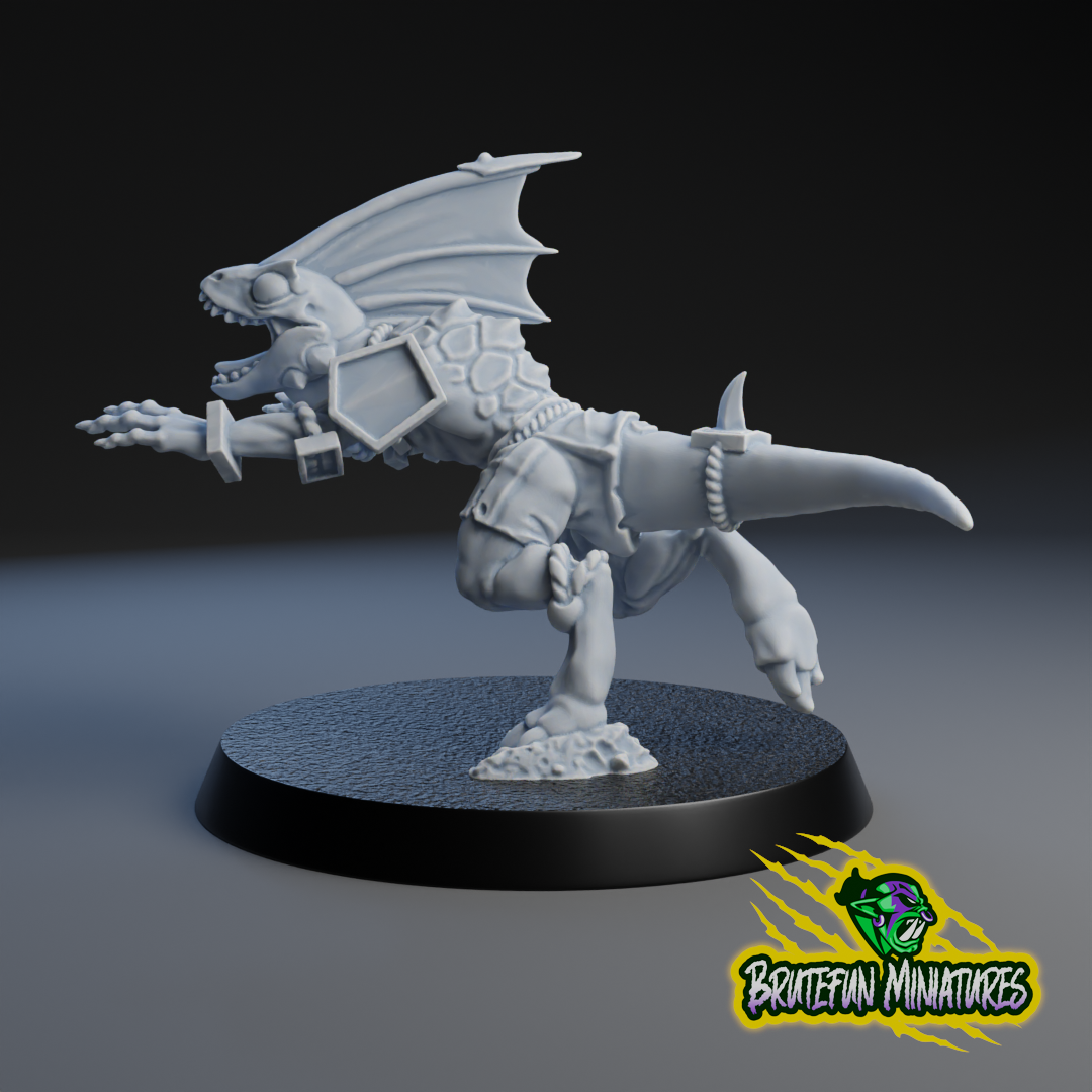 Lizardmen Team - Individual Models | Brutefun Miniatures | Resin