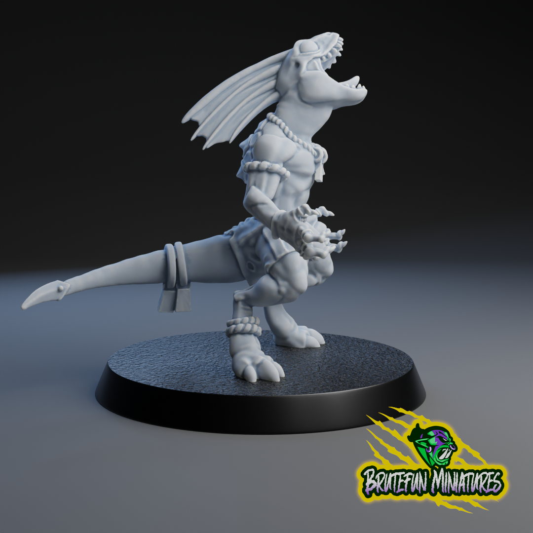 Lizardmen Team - Individual Models | Brutefun Miniatures | Resin