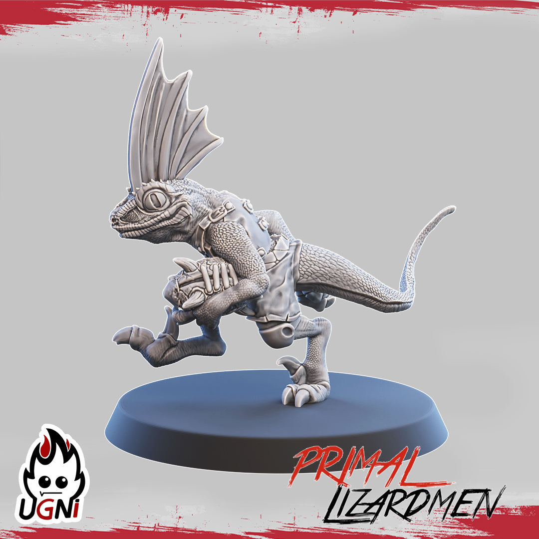Lizardmen Team - Primal Lizardmen | UGNI Miniatures | Resin