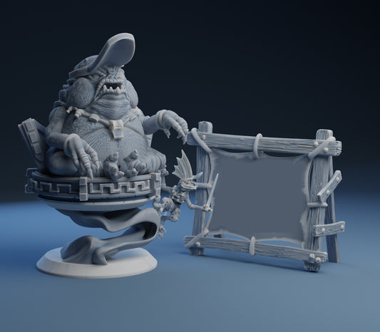 Slaan Coach - Primal Lizardmen | UGNI Miniatures | Resin