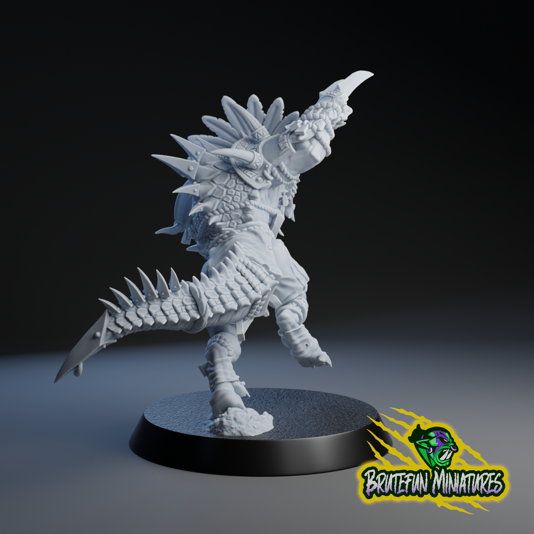 Saurus Star Player 1 | Brutefun Miniatures | Resin