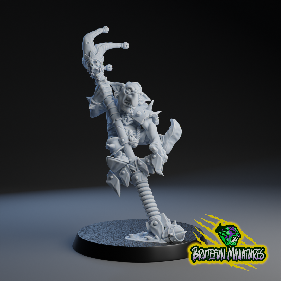 Goblin Pogo Star Player | Brutefun Miniatures | Resin