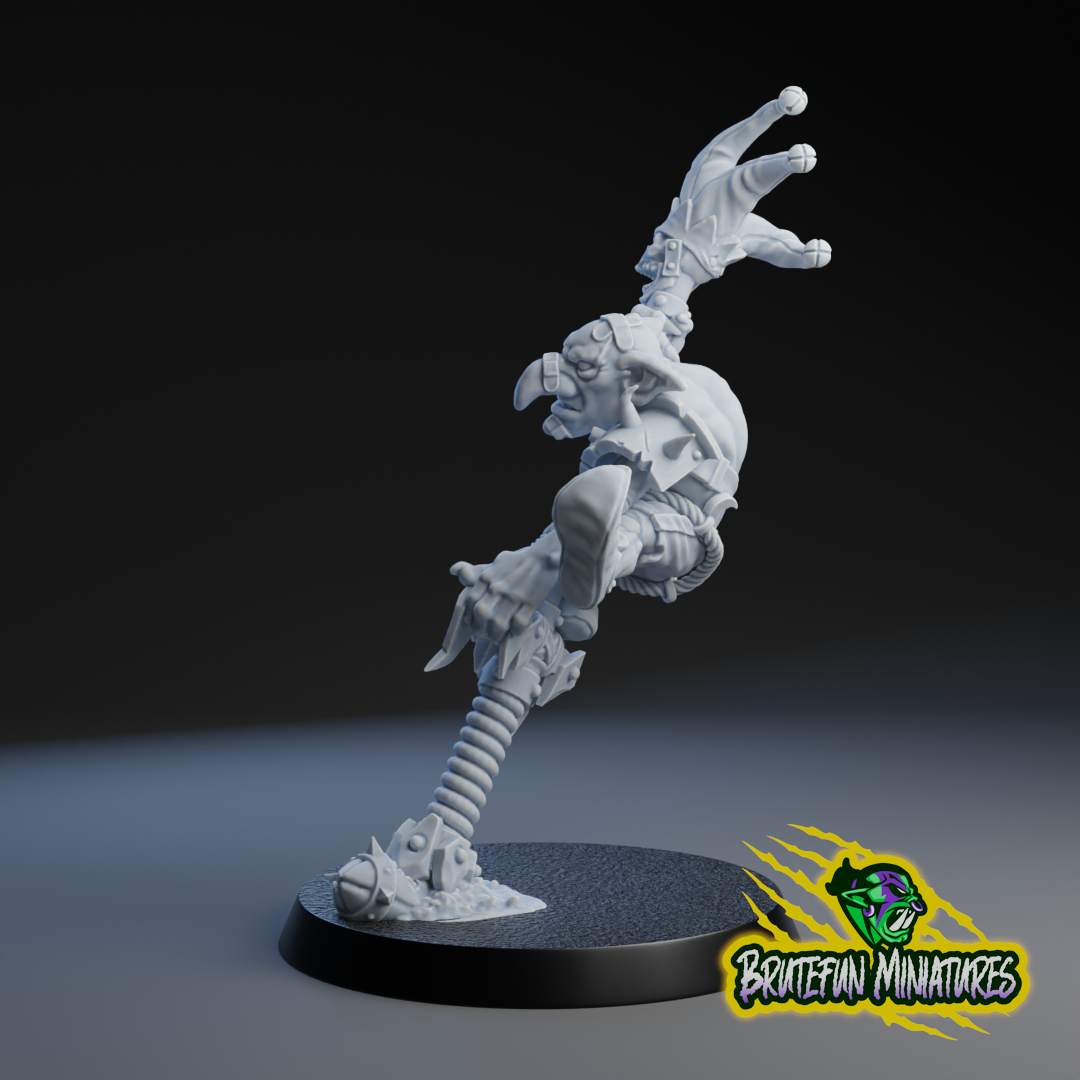Goblin Pogo Star Player | Brutefun Miniatures | Resin