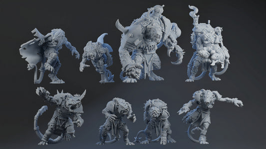Tech Rats Team | Brutefun Miniatures | Resin