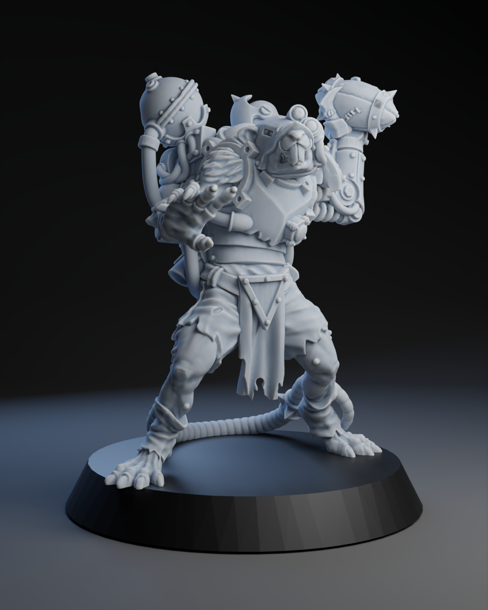 Tech Rats Team - Individual Models | Brutefun Miniatures | Resin